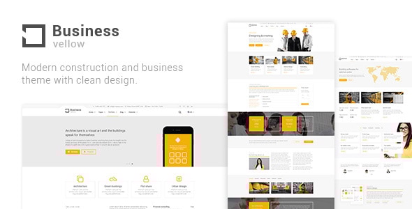 Yellow Business - Construction Theme Logo